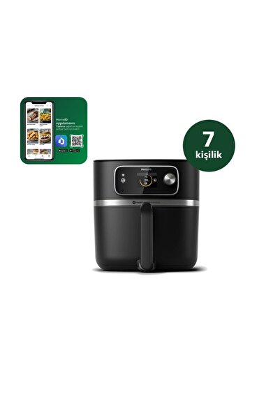 Philips Ultra Lüks Airfryer XXL Connected, Gıda Termometreli, 2 kg, 8.3 L Kap...