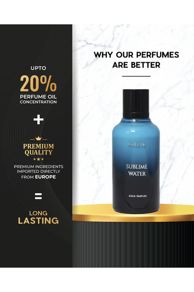 Naseem Sublime Water - Eau De Parfum for Men and Women 100ml
