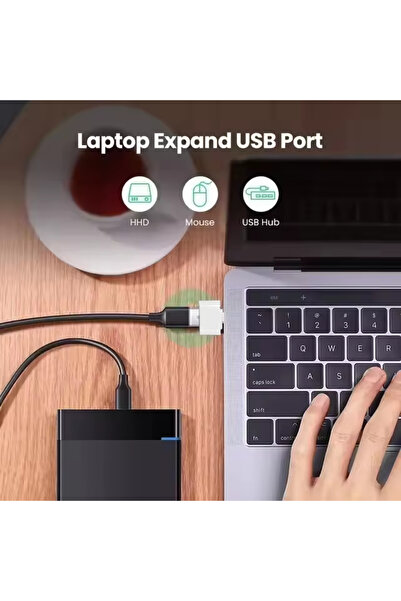 Choice 1 قطعة محول أبيض من النوع C إلى USB 3.0 USB-C 3.1 ذكر OTG موصل بيانات أنثى لأجهزة النوع C