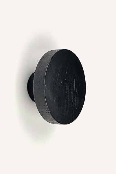 Kulpingo Mâner din lemn de culoare neagră