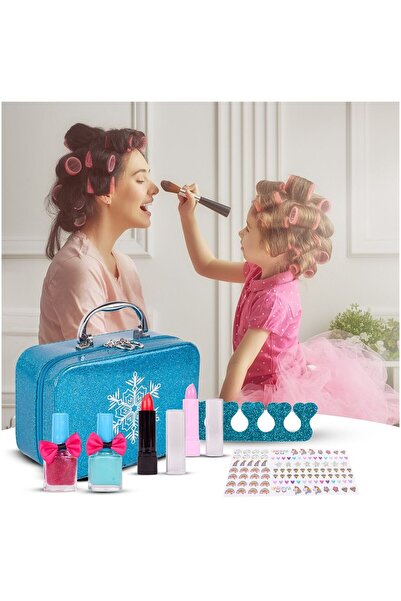 SOLTOY Set make up pentru fetite de jucarie trusa completa Frozen Princess SOLTOY®, Cutie de depozitare