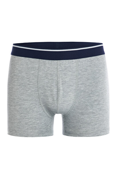 TOLIN Σετ μπόξερ 3 τεμαχίων από βαμβακερό λύκρα ανδρικό μονόχρωμο σε μικτά χρώματα 4147-01