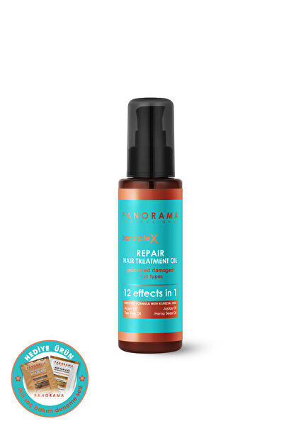 PANORAMA PROFESSIONAL زيت العناية المكثفة بالانتعاش مع بذور شجرة الشاي والأرغ...