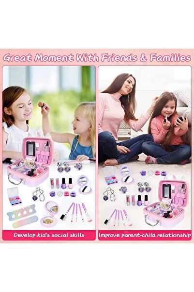 SOLTOY Set make up de jucarie pentru fetite Trusa Happy Unicorn SOLTOY®, Cutie de depozitare, Accesorii