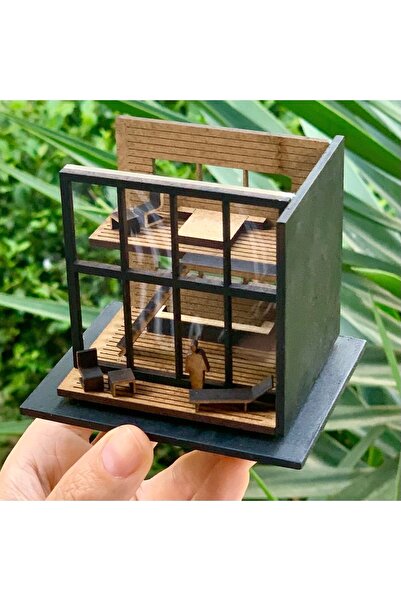 Paspasın Bahçeleri Kendin Yap - Modern Minyatür Ev Yapım Seti