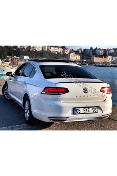 CARPİ Vw Passat B8 Spoiler Bagaj Üstü Spoiler - Spoyler Piano Black