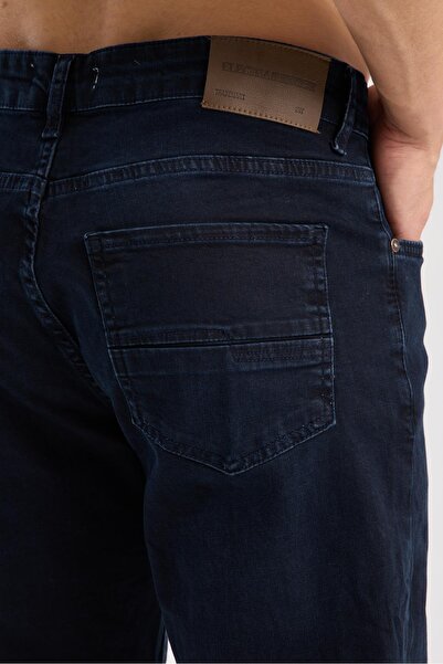 Store Men's Regular Fit Jeans 98% Cotton 2% Elastane Dark Denim Jeans