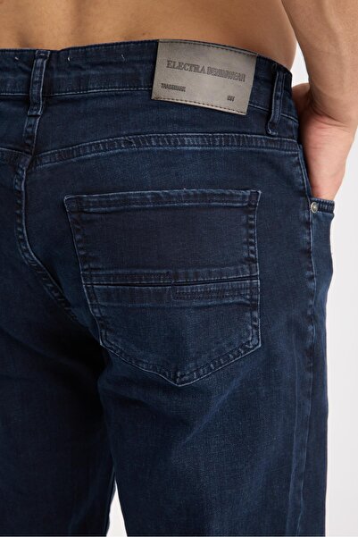 Store Men's Regular Fit Jeans 98% Cotton 2% Elastane Dark Denim Jeans