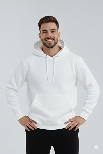 OXVİN Φούτερ Fleece Hooded Puff - Kangaroo Pocket, 3 Thread - ORIGINAL MOLD