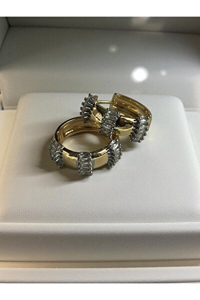 NAİFTAKIAKSESUAR Kadın Marka Model İki Renk Çelik Küpe