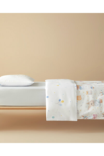 English Home Pretty Bunny Cotton Baby Bedding Set Blue