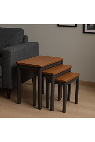 FURAX 3'lü Cordoba Zigon Sehpa