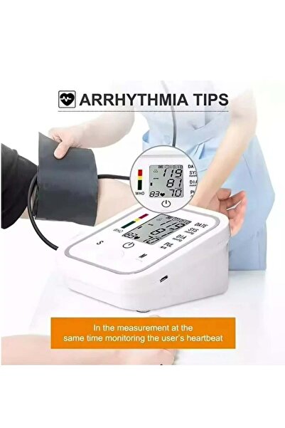 unbranded Generic Portable sphygmomanometer with LCD display and voice function digital blood pressure meter