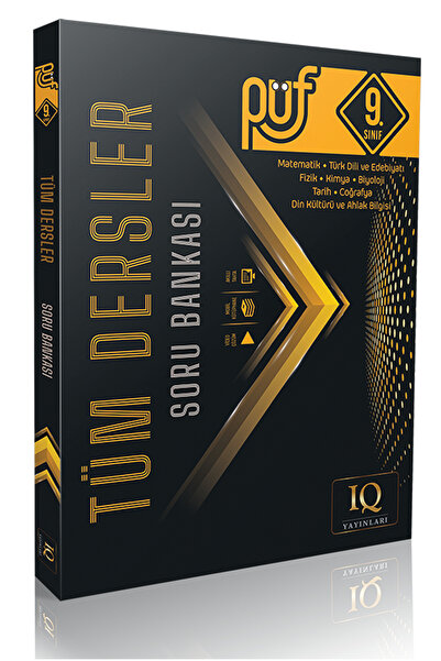 IQ YAYINLARI 9. Sınıf Tüm Dersler Soru Bankası