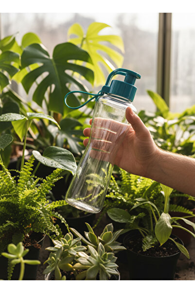 Blissra 750 ml Glass Water Bottle – Leakproof Plastic Lid Flask