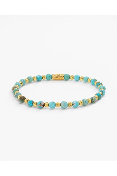 MEKS JEWELS 11,5 Karat Doğal Firuze Gümüş Bileklik