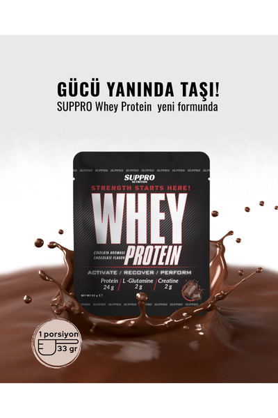 Suppro Nutrition suppro nutiriton whey protein çikolata 33 gram
