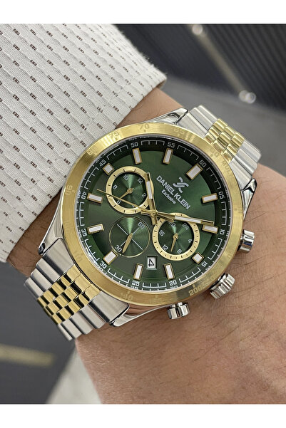 Daniel Klein Çelik Kordon Takvimli Fonksiyonlu Erkek Kol Saati