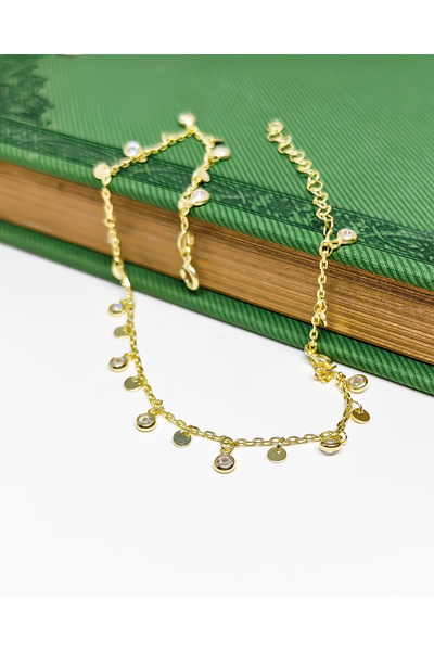 MEKS JEWELS Gümüş Pullu Halhal