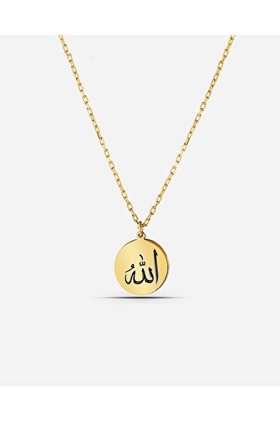 MEKS JEWELS Allah Yazılı Gümüş Kolye