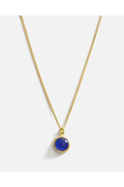 MEKS JEWELS Lapis Taşlı El İşi Gümüş Kolye
