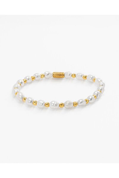 MEKS JEWELS 20,15 Karat Doğal İnci Taşlı Gümüş Bileklik