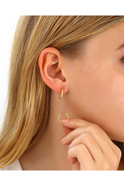 MEKS JEWELS Gümüş Burma Halka Küpe