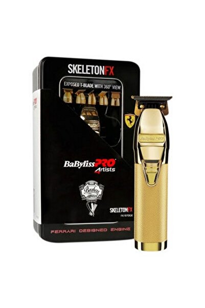 BaByliss Pro ماكينة حلاقة الشعر اللاسلكية سكيليتون إف إكس | ذهبي
