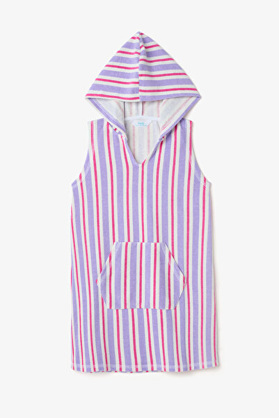 Penti Kız Çocuk Stripe Towel Çok Renkli Elbise