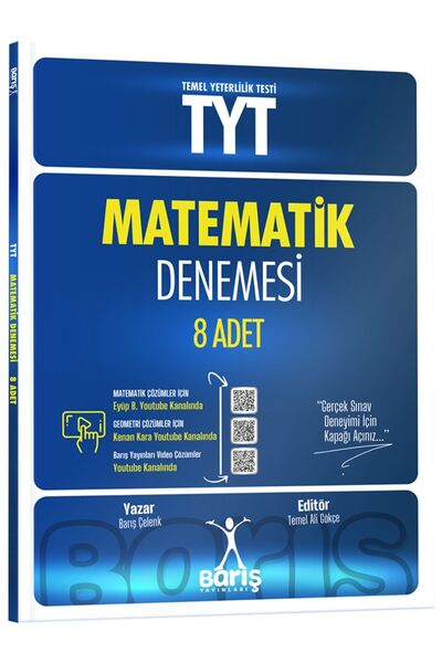 Barış Yayınları TYT Matematik Denemesi 8 Adet