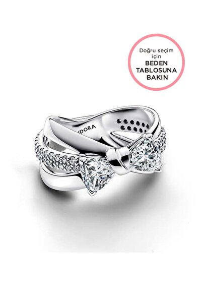 Pandora Işıltılı Fiyonk Çapraz Yüzük