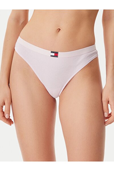 Tommy Hilfiger Kadın 3 PACK FLAG THONG (EXT. SIZE) Thong