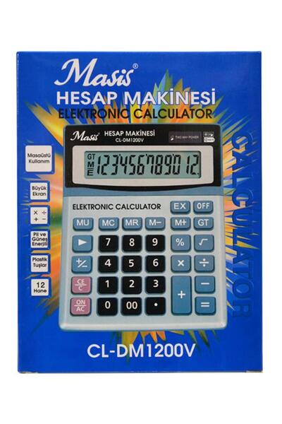Masis CL-DM1200V 12 Hane Masaüstü Hesap Makinesi