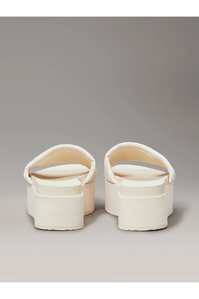 Calvin Klein FLATFORM SANDAL SLIDE IN NYLON Terlik