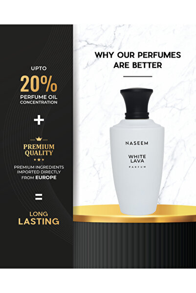 Naseem White Lava - Eau De Parfum for Women 100ml