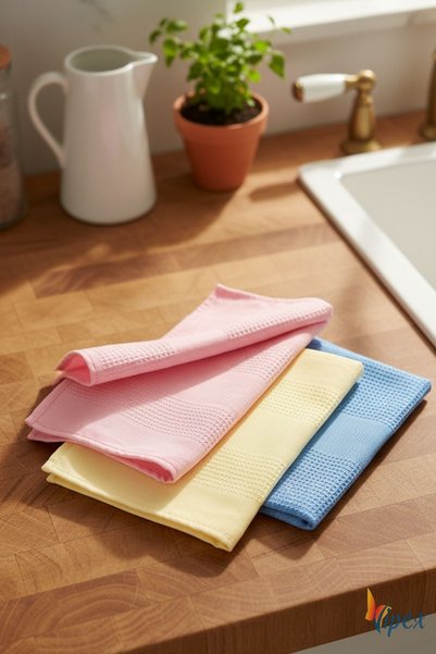 VİPEX 5 Pieces Decorative Prism Multi-Purpose Cleaning-Drying Cloth 40X60