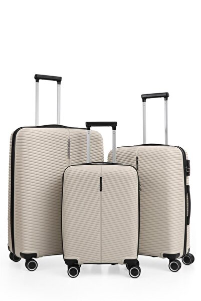 ÇÇS ÇÇS 5224 Polipropilen 3 Lü Valiz Seti