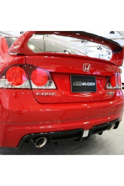 autogp Honda civic fd6 uyumlu bagaj üstü spoiler yüksek boyasız 4 parça
