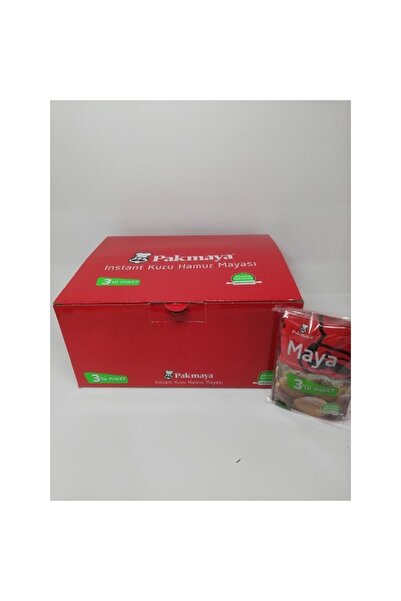 Pakmaya Maya Instant Kuru Hamur Mayası  Ağırlık 24x  3x10gr=720 gr