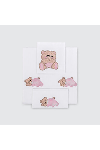 Gül Güler طقم سرير اطفال مع الدب الكذب