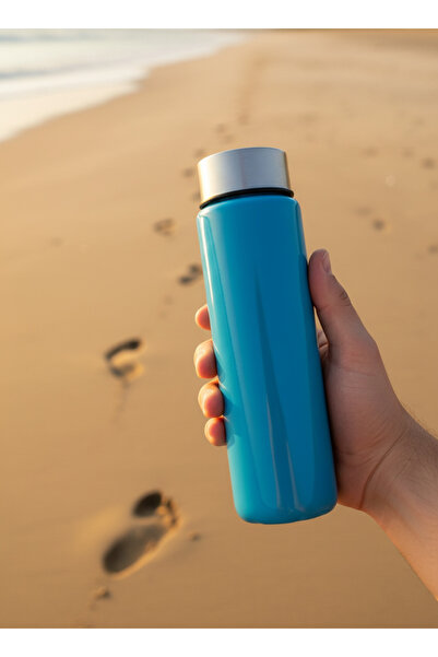 Blissra 550 Cc Glass Flask – Metal Lid, Leak-Proof Water Bottle