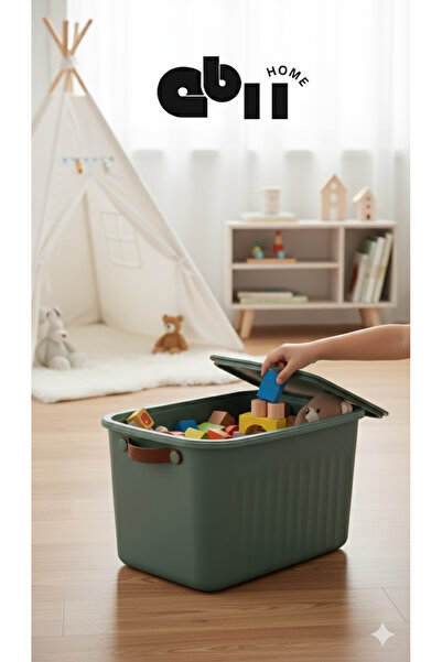 ebiihome Storage Box 15 Lt Multi-Purpose Organizer Box with Lid, Decorative Storage Box