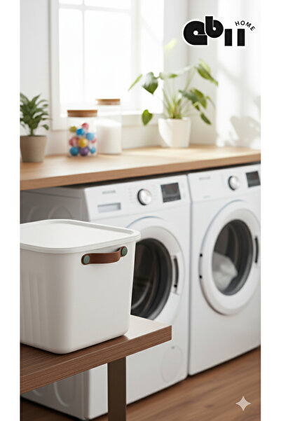 ebiihome Storage Box 15 Lt Multi-Purpose Organizer Box with Lid, Decorative Storage Box