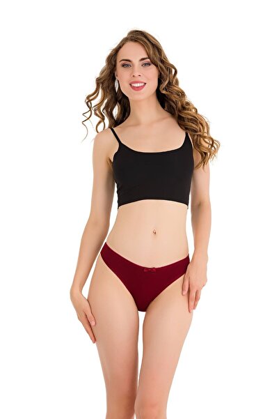 Newlilla 3232 Plain Cotton Brezil 6 Pack Women's Panties