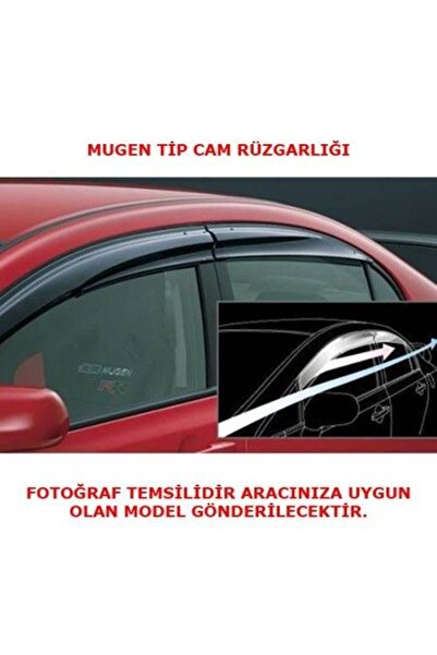 SUNPLEX Fiat punto cam rüzgarlığı mugen tip