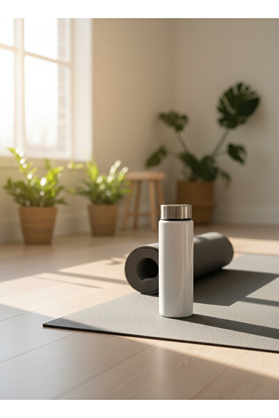 Blissra 550 Cc Glass Flask – Metal Lid, Leak-Proof Water Bottle