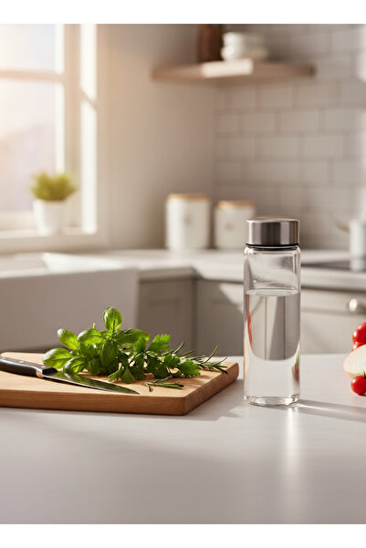 Blissra Glass Flask 550 ml – Water Bottle, Premium Lid Healthy Glass Water Bottle