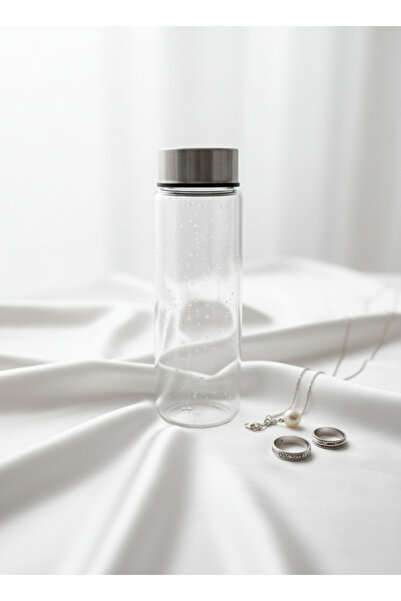 Blissra Glass Flask 550 ml – Water Bottle, Premium Lid Healthy Glass Water Bottle