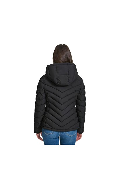 Tommy Hilfiger Women's Coat Tw4Mp148-Blk