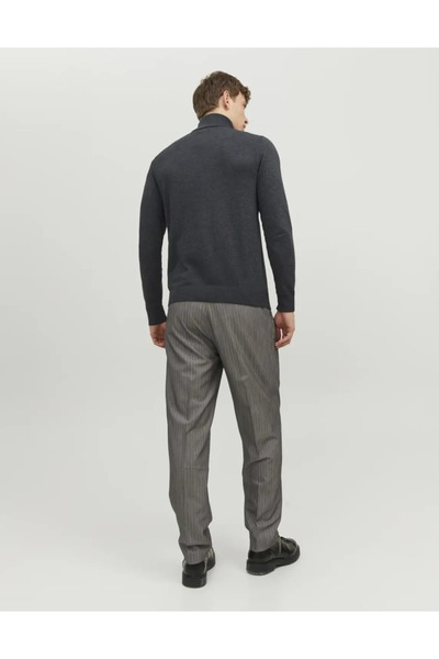 Jack & Jones Men's Sweater 12157417-Dark-Grey
